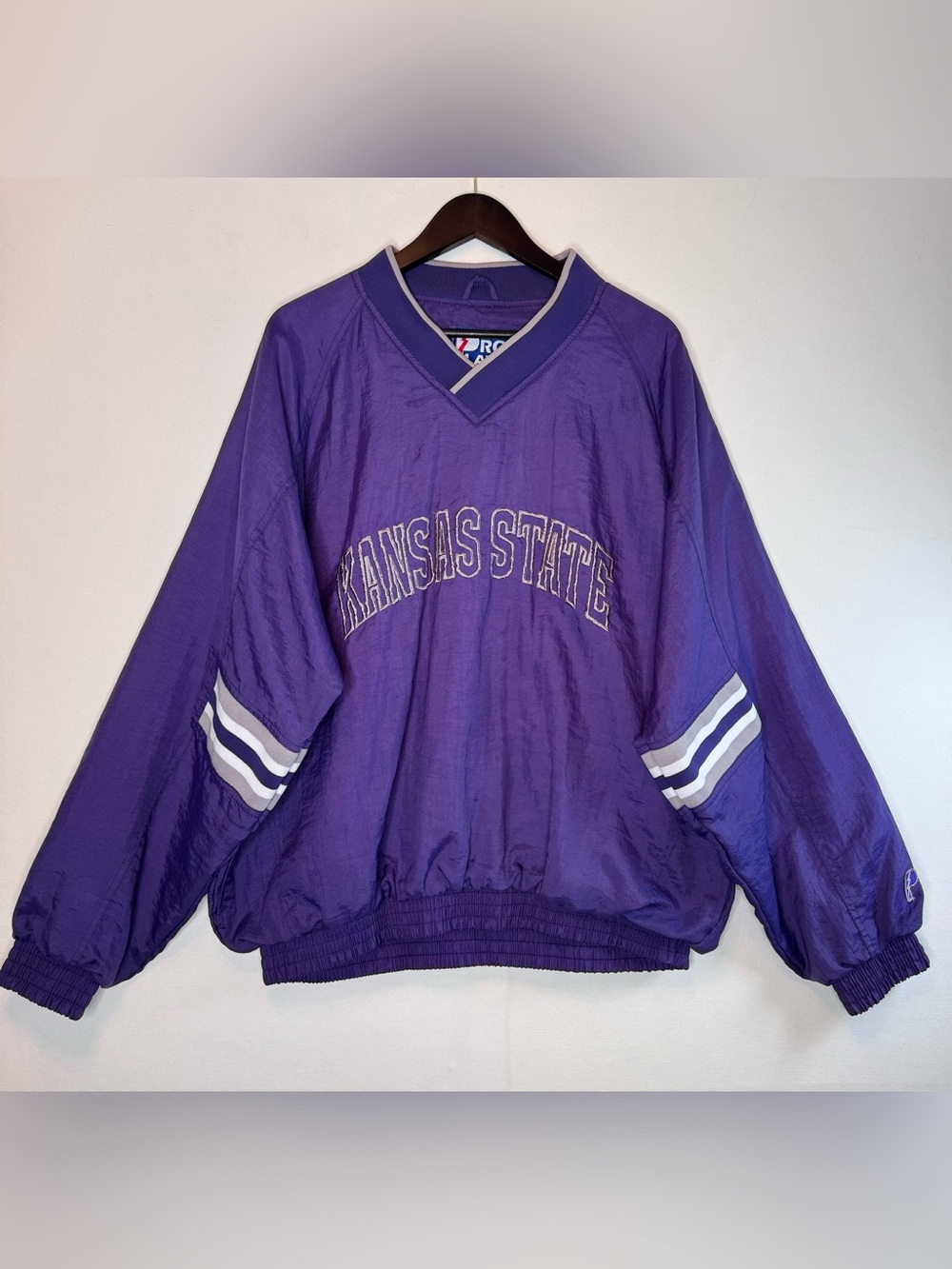 VTG Pro Player KSU Wildcats XL Wind‎ Breaker jacket Kansas State Wildcats team